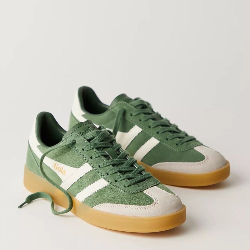 Gola Viper Leather Sneakers Evergreen